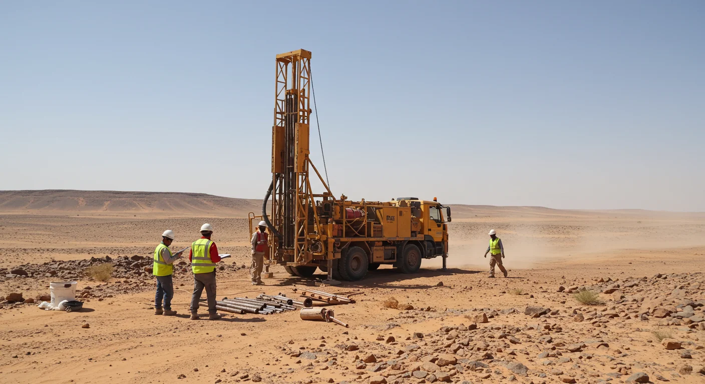 Artisanal gold mining activity or historical representation