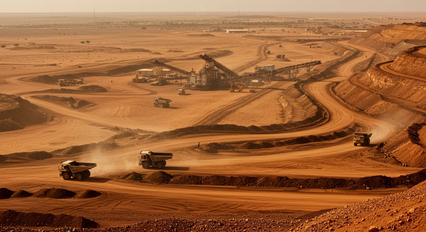 Workers or community members benefiting from mining activities