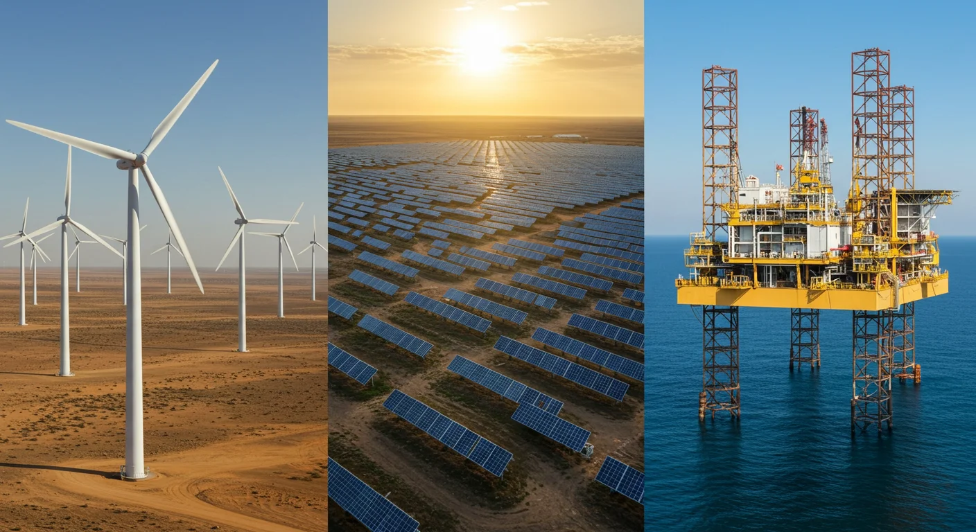 Energy infrastructure graphic