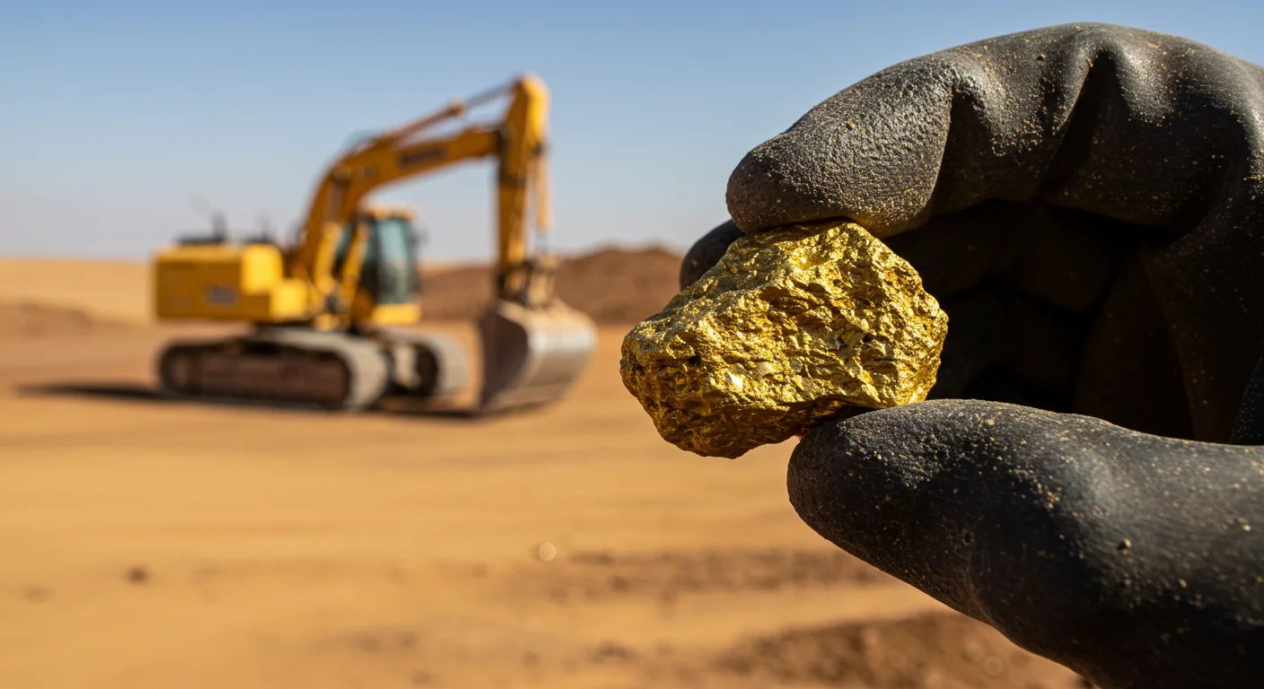 View of the Guelb Moghrein Copper-Gold Mine