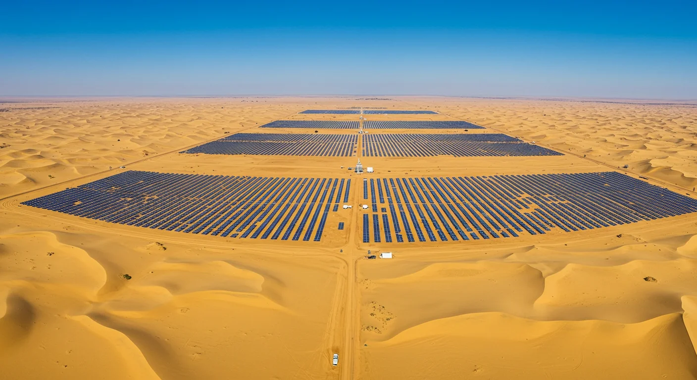 Map showing Mauritania's vast land suitable for renewable energy