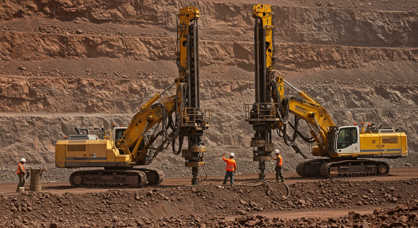 Aerial or ground view of the Tasiast Gold Mine